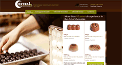 Desktop Screenshot of crystalchocolatier.com